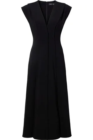 Proenza Schouler V-neck cap-sleeves midi dress