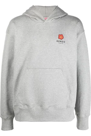 Kenzo Logo-print long-sleeved hoodie