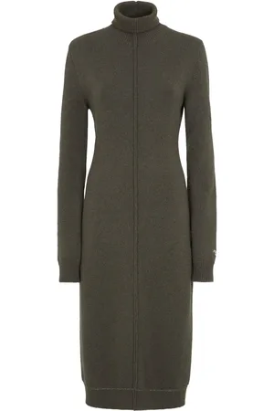 Fendi Roll neck long-sleeve dress