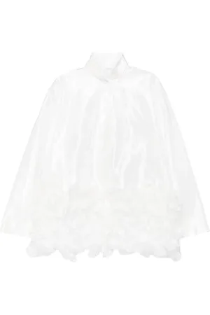 SHIATZY CHEN Lace embroidery oversized jacket