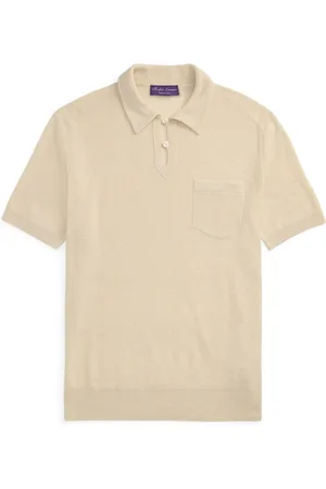 Ralph Lauren Silk-blend polo shirt