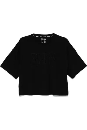 DKNY Embroidered-logo T-shirt