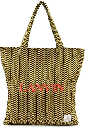 Lanvin X Future embroidered-logo tote bag