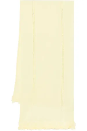 Ermanno Firenze Lace-appliqué scarf