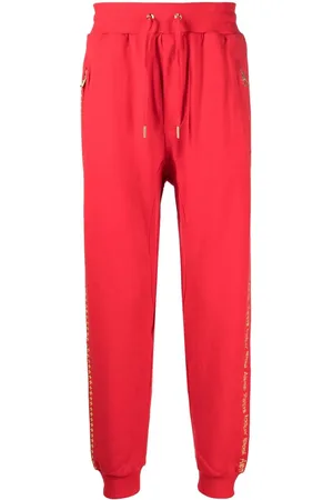KSUBI Slogan-embroidered track pants