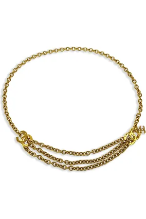 CHANEL 1990-2000s chain belt