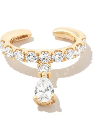 Anita 18kt yellow Daphne diamond ear cuff