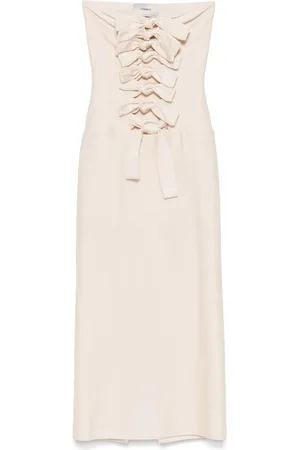 COPERNI Jersey knot-detail midi dress