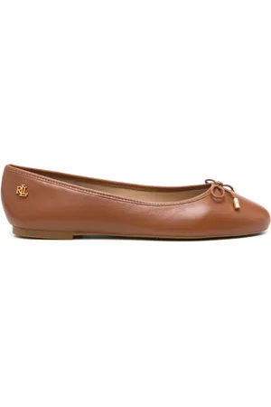 Ralph Lauren Leather ballerina shoes
