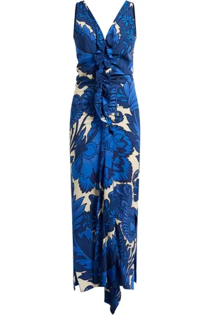 Etro Floral-print midi dress