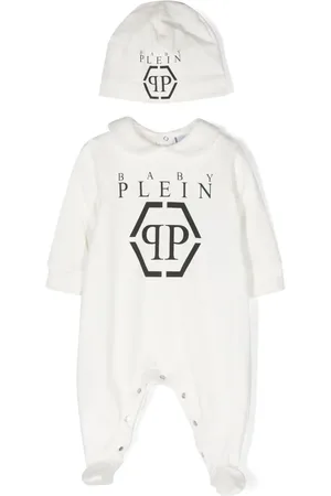 Philipp Plein Logo-print cotton romper