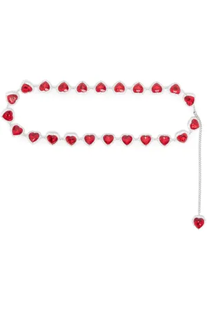 VENUJA Heart-rhinestones chain belt