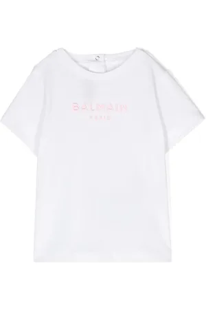 Balmain Logo-embroidered cotton T-shirt