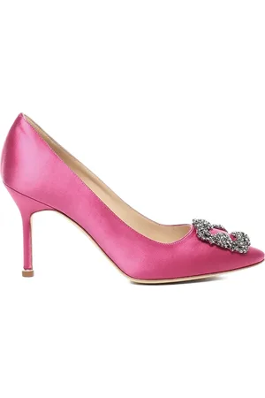 Manolo Blahnik 90mm leather pumps