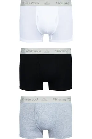 Vivienne Westwood Logo-waistband organic-cotton blend boxers