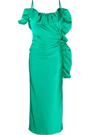 P.A.R.O.S.H. Ruffled ruched maxi dress