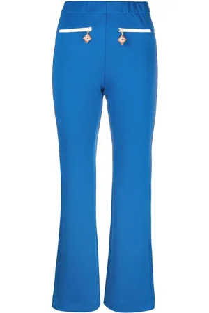 Casablanca Logo-charm flared trousers