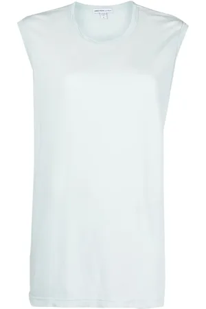 James Perse Round-neck cotton tank top