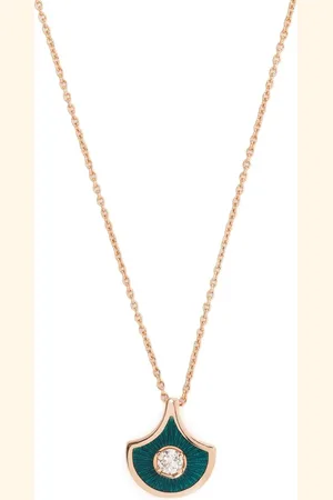 SELIM MOUZANNAR 18kt rose Fish For Love diamond necklace
