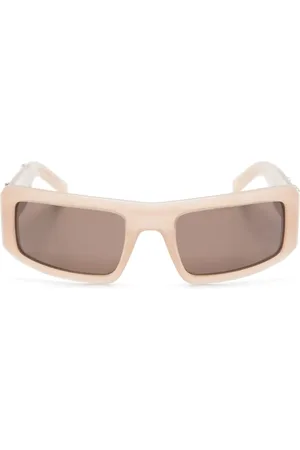Palm Angels Logo-plaque rectangle-frame sunglasses