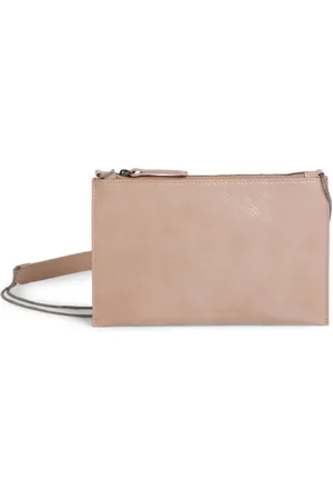 Brunello Cucinelli Debossed-logo leather shoulder bag