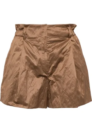 SHIATZY CHEN Plenteous crease-effect shorts