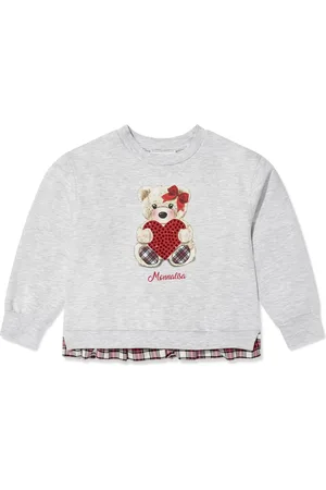 MONNALISA Teddy bear-print sweater
