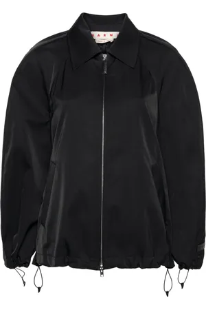 Marni Ruched-detail zipped jacket