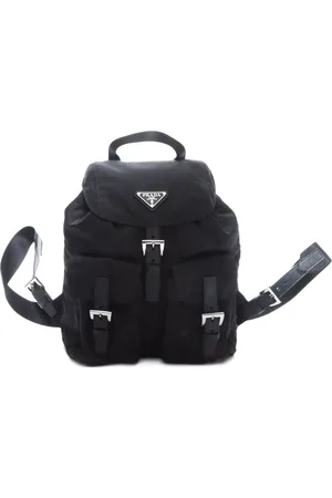 Prada 2000-2020 triangle-logo backpack