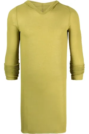 Rick Owens Luxor hooded ribbed jumper