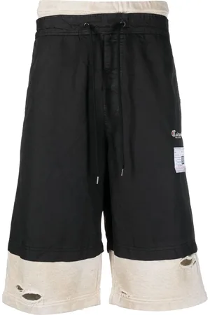 Maison Mihara Yasuhiro Layered drawstring shorts