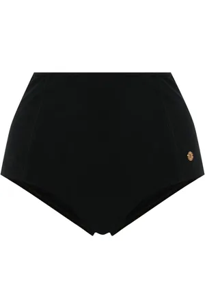 VERSACE Barocco-jacquard bikini bottoms
