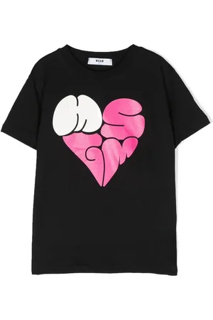 Msgm Embroidered-logo cotton T-shirt