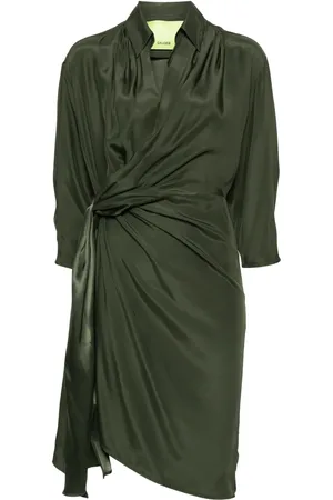 GAUGE81 Miya silk wrap dress