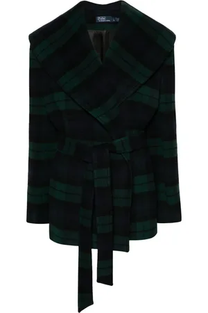 Ralph Lauren Checked belted coat