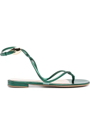 Gianvito Rossi Black Mamba flat sandals