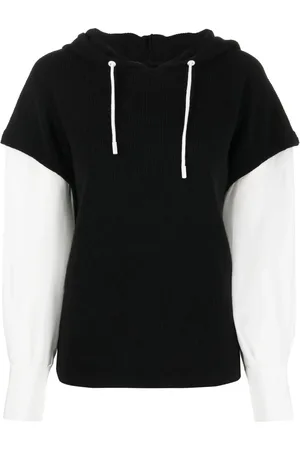 MAX & MOI Two-tone drawstring hoodie