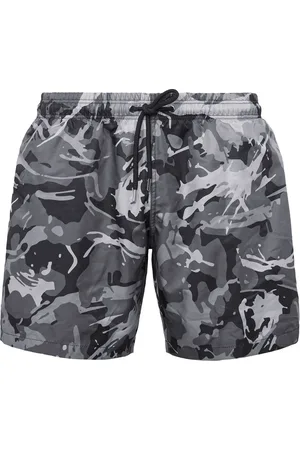 Philipp Plein Camouflage-print swim shorts