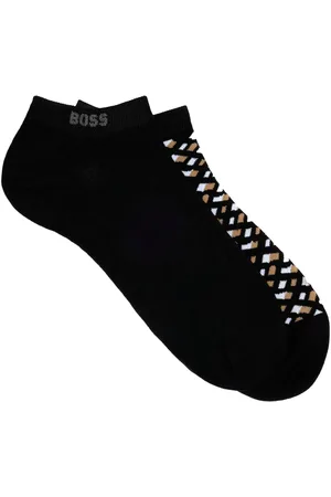 HUGO BOSS Intarsia-logo knitted socks pack