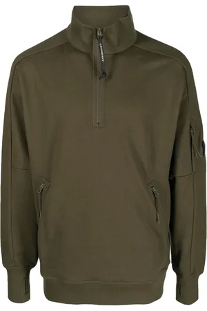 C.P. Company Lens-detail jersey-fleece jumper