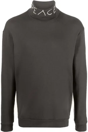 KAPITAL Embroidered-motif cotton jumper