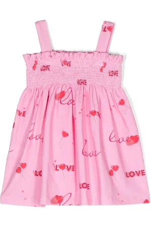 Lapin House Smocked-panel dress