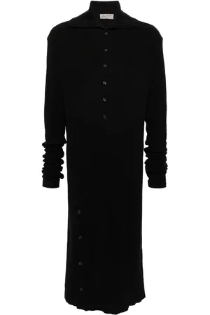 YOHJI YAMAMOTO Ribbed-knit cotton jumper