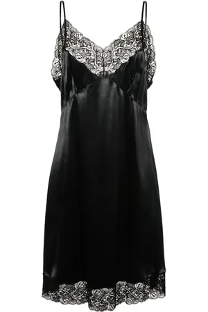 Balenciaga Lace-embellished midi dress