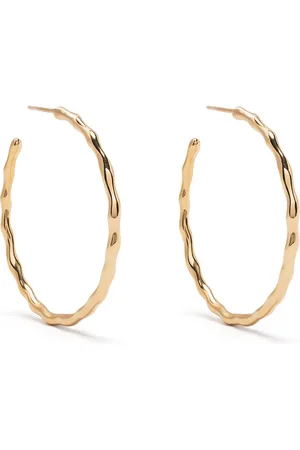 Dower and Hall Waterfall vermeil hoops