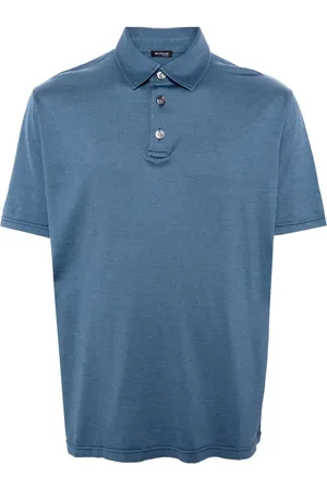 Kiton Silk-blend polo shirt