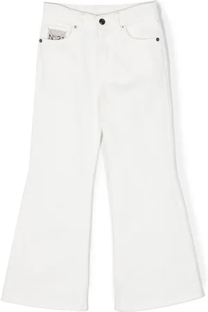 Nº21 Wide-leg five-pocket trousers