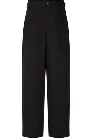 Studio Tomboy Pintuck-detail wide-leg trousers