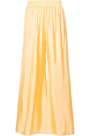 Fabiana Filippi High-waist satin palazzo trousers
