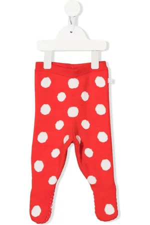 Stella McCartney Polka-dot knit leggings